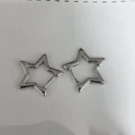 Little Silver star earrings