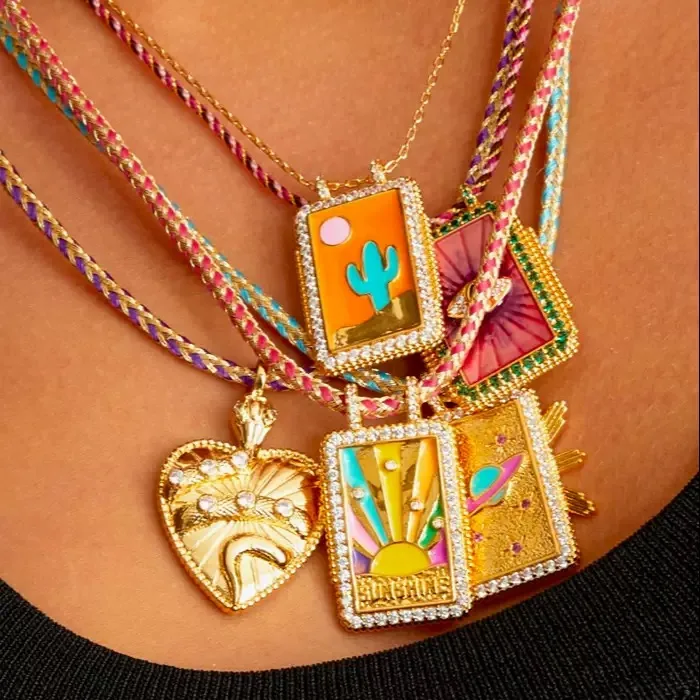 IG-Style-Cute-Commute-Heart-Shape-Eye-Rectangle-Plated-Ion-Plating-IP-18K-Gold-Zircon-304-Stainless-Steel-Polyester-Copper-Cable-Chain-Cord-String-Pendant-Necklaces-Wholesale