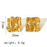 Square earrings