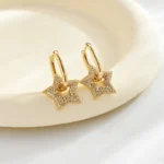 Hanna gold earrings