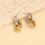 Twin mix earrings