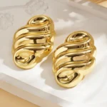 Croissant earrings